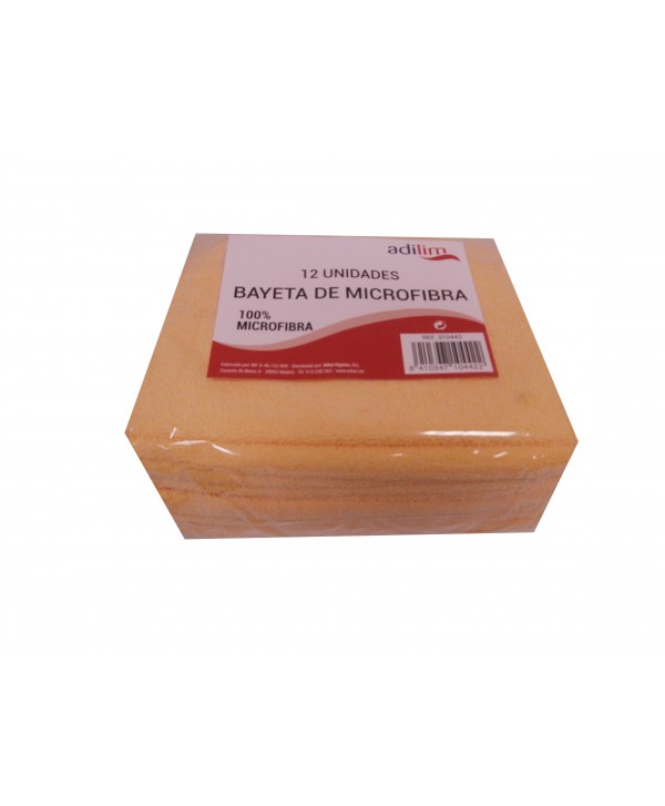 BAYETA MICROFIBRA MULTIUSOS PLUS 36*40 AMARILLA 275gr ADILIM 1u