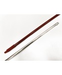 MANGO ALUMINIO 140*22 DOBLE ROSCA ROJO C/TALADRO 1u
