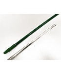 MANGO ALUMINIO 140*22 DOBLE ROSCA VERDE C/TALADRO 1u