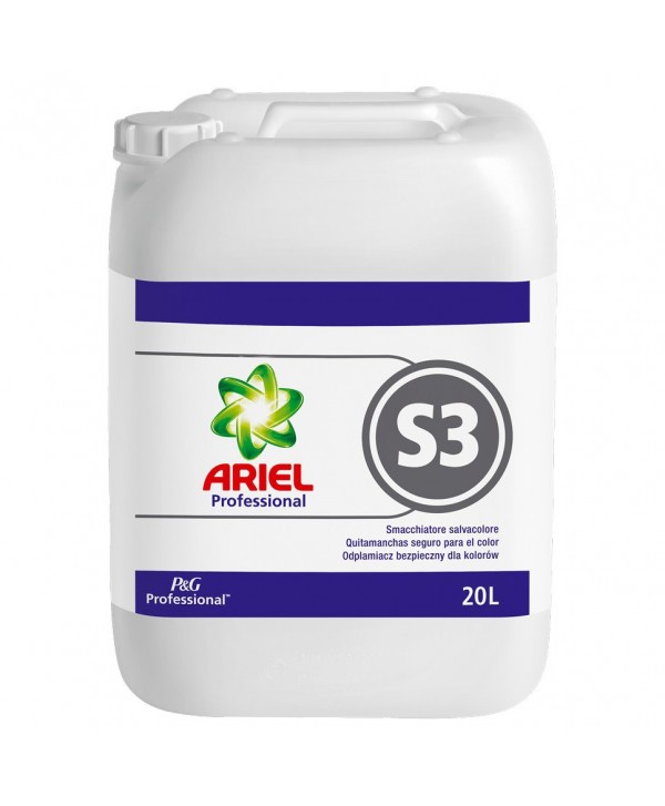 ARIEL S3 QUITAMANCHAS PROTECCION COLORES 20L