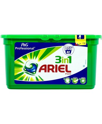 TABLETAS ARIEL 3 EN 1 LAVADORA 2*42 DOSIS 1u
