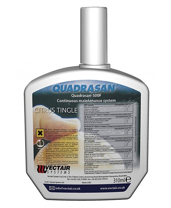 CARGA BACTERIOESTATICO QUADRASAN-300 CITRUS TINGLE ESP 1u