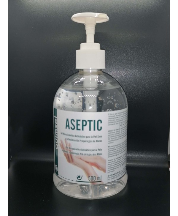 ASEPTIC 500ml  EN GEL1u *Jabon hidroalcoholico manos*