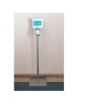 SOPORTE PIE BOTELLA GEL HIDROALCOHOLICO INOX 1u