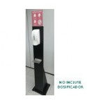 SOPORTE PIE DISPENSADOR GEL-HIDROALCOHOLICO 80SL 1u