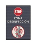 ALFOMBRA MOD LOGOMAT PRINT 60*85cm ZONA DESINFECCION 1u