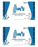 BOBINA IND 2/C PASTA LIMS-5511 MEC-1500 LAMINADA 500m*23cm 1400ser 2u