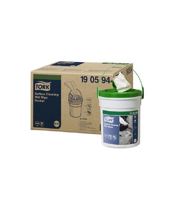 TOALLA HUMEDA TORK PARA LIMPIEZA DE SUPERFICIES W10 27cm*27cm 4*58serv