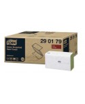 TOALLA PLEGADA "V" 2/C VERDE TORK ADVANCE H3 23cm*25cm 250ser*15u