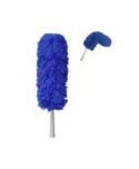 PLUMERO MICROFIBRA MICROFIL FLEXIBLE MAX AZUL CON PALO DE ROSCA 60+60cm 1u