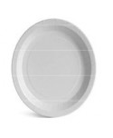 PLATO CARTON 18cm BLANCO BIODEGRADABLE Y COMPOSTABLE 8*50u