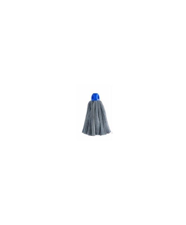 FREGONA MICROFIBRA TIRAS GRIS MAXPRO 170gr CASQUILLO VERDE 1u