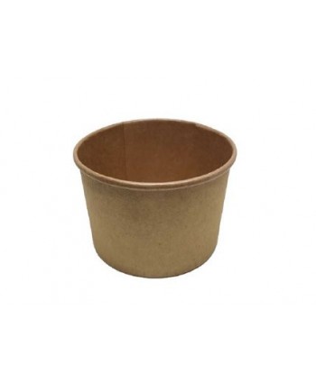 BOL ENSALADERA CARTON KRAFT 500cc 10*50u