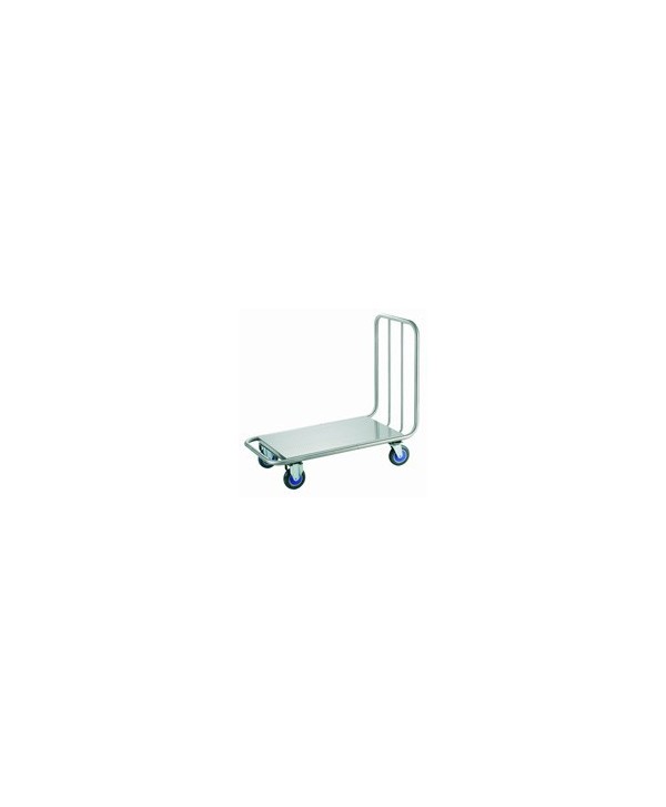 CARRTETILLA EN ACERO INOX 18/8 117*60*105cm RUEDA D-160 1u