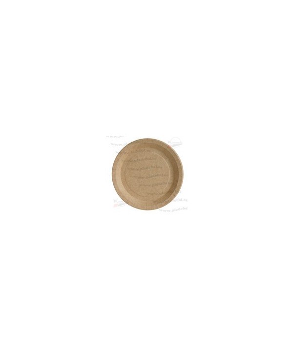 PLATO CARTON KRAFT 18cm ANTIGRASA 9*50u
