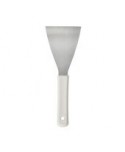 ESPATULA ACERO INOX 96mm MANGO DE POLIPROPILENO (APTA ALIMENTARIA) 1u