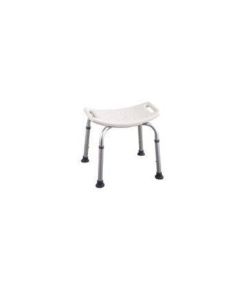 TABURETE DE DUCHA CON PATAS EXTENSIBLES - ALUMINIO 1u