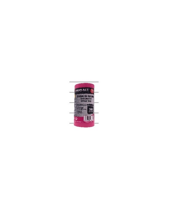 B.BASURA BIO 85*105 G-90 ROJO 10u *CAJA COMPLETA 48 ROLLOS*