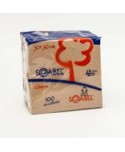 SERVILLETA 30*30 2/C NATURAL 36*100u