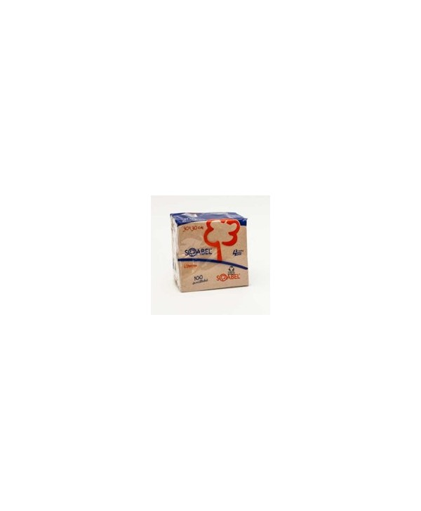 SERVILLETA 30*30 2/C NATURAL 36*100u