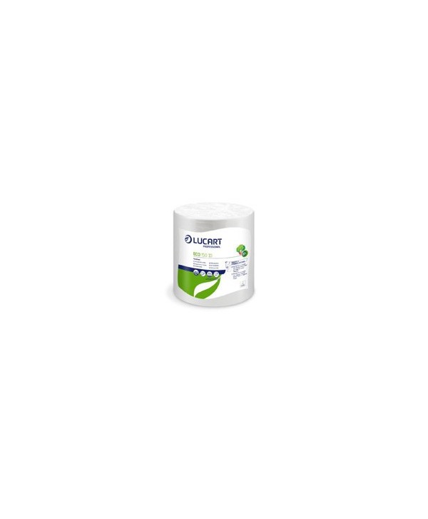 SECAMANOS AUTOCORTE 2/C IDENTITY ECO BLANCO ECOLABEL LUCART 545ser 150m  6u