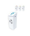 PAPELERA CONTENEDOR KARTO SELECTIVO CON TAPA PERSONALIZADA A ELEGIR 36*30*98 10u
