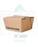 ENVASE CARTON KRAFT TAKE AWAY RECTANGULAR 750ml  6*50u
