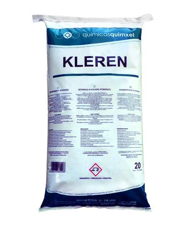 KLEREN 20kg *Deter.Atomizado Lavado Normal*