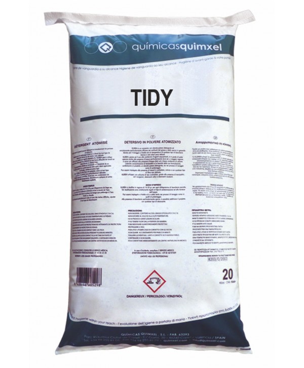 TIDY 20kg *Detergente Atomizado Enzimático*