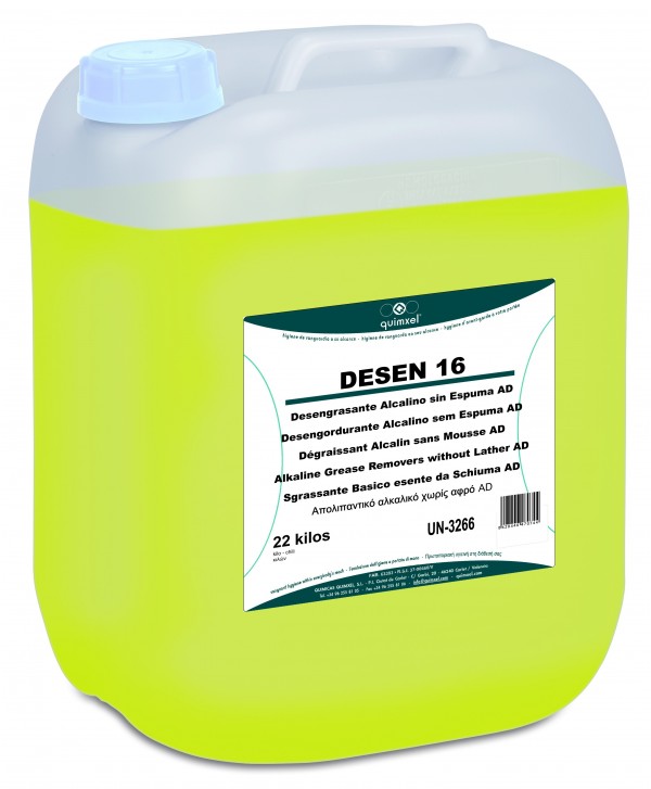DESEN 16 22kg *Desengrasante Complejante Alcalino Sin Espuma*
