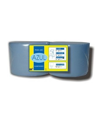 BOBINA IND ALIMENTARIA 2/C AZUL PARA UNI BOX 270m*23,2cm 771ser * 2u