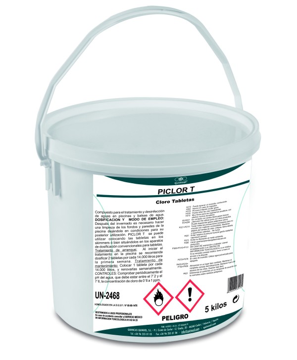 PICLOR T 05kg *Cloro Tabletas 200gr*
