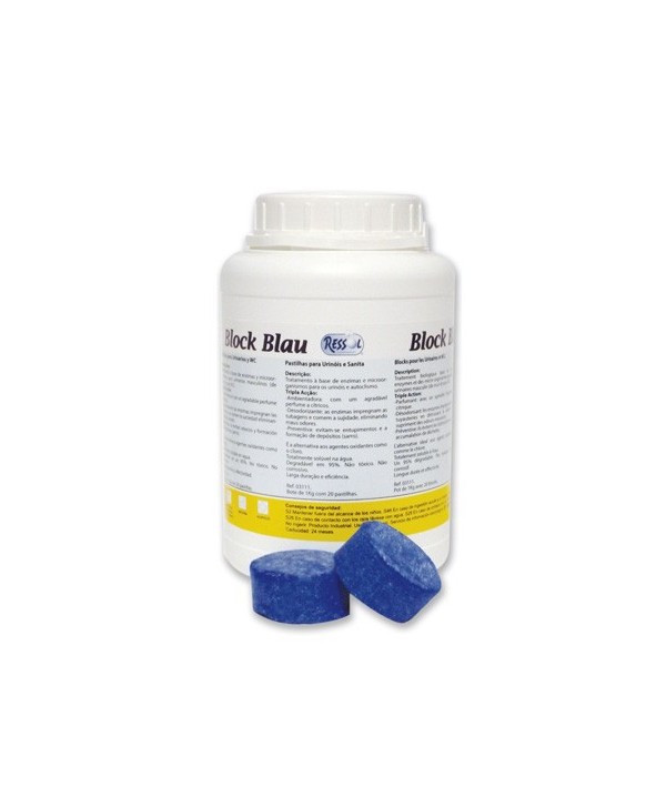 PASTILLAS PARA URINARIOS MASCULINOS bote de 1kg (20 pastillas) 1u