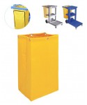 BOLSA VINILO AMARILLA CON CREMALLERA PARA CARRO RUBBY 100l 1u