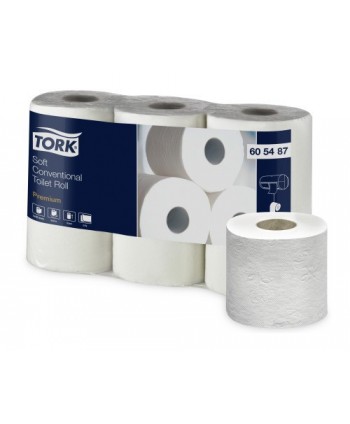 HIGIENICO HOGAR PASTA 2/C TORK PREMIUM 50m*9,5cm 405ser 42u