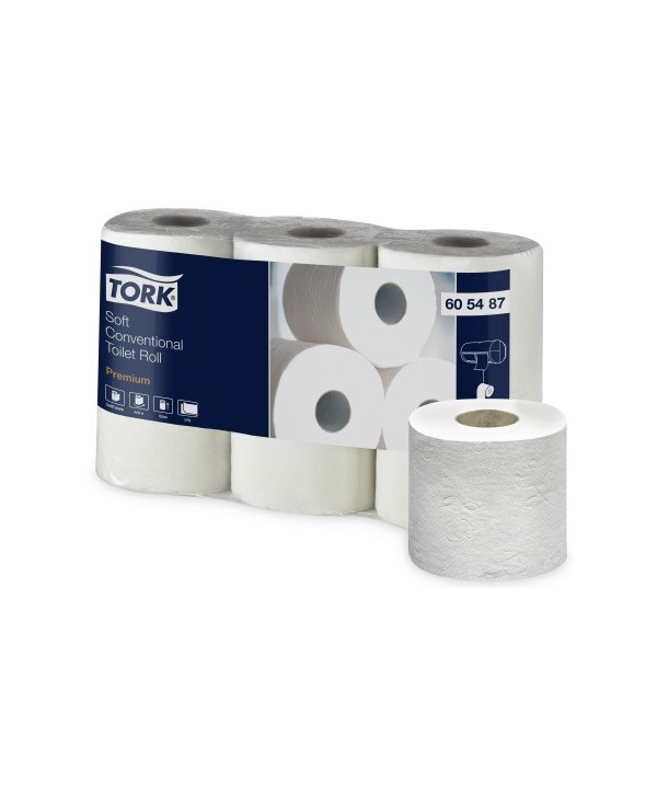 HIGIENICO HOGAR PASTA 2/C TORK PREMIUM 50m*9,5cm 405ser 42u