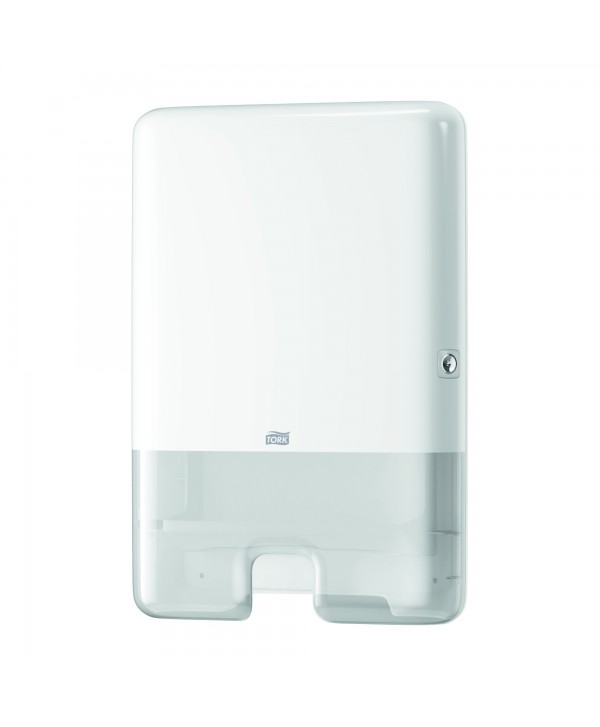 DISPENSADOR TOALLA ENTREDOBLADA TORK ELEVATION H2 BLANCO 1u