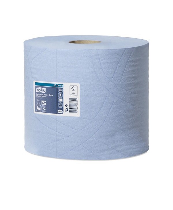 BOBINA IND TORK 3/C AZUL ULTRARRESISTENTE W1 119m*23,5cm 350ser 2u