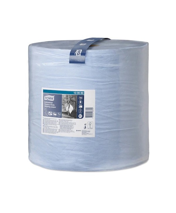 BOBINA IND TORK 3/C AZUL ULTRARRESISTENTE W1 255m*36,9cm 750ser 1u