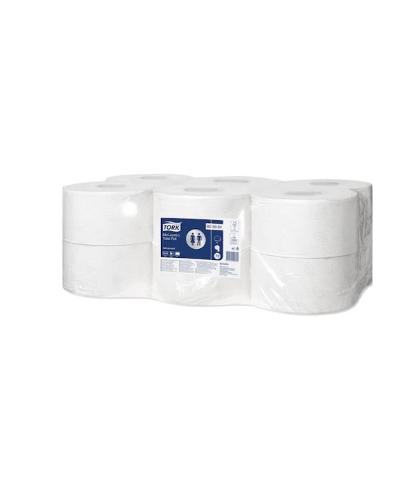 HIGIENICO IND PASTA 2/C TORK T2 130 GOF 130m*9cm D-60 12u