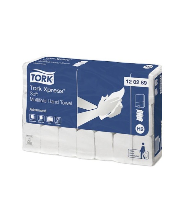 TOALLA ENTREDOBLADA 2/C BLANCA PEQUEÑA TORK ADVANCED  0,255*0,212 180ser*21u