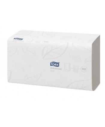 TOALLA ENTREDOBLADA 2/C BLANCA PEQUEÑA TORK ADVANCED  0,255*0,212 180ser*21u
