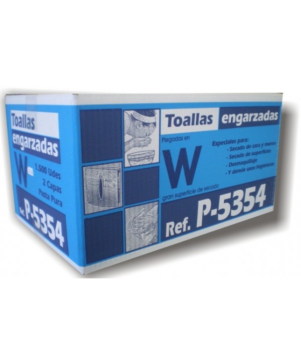 TOALLA PLEGADA W 2/C BLANCA GOFRADA 21*35 100ser*15u