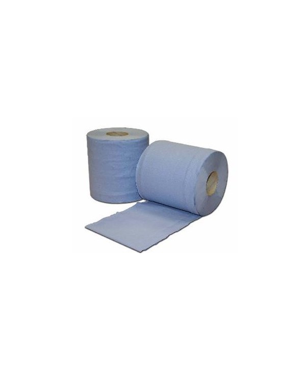 BOBINA IND ALIMENTARIA 2/C AZUL PARA UNI BOX 351m*24cm 1404ser * 2u