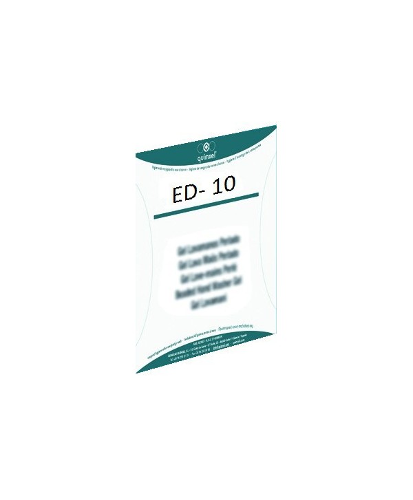 ETIQUETAS ED 10 AL USO 20u*etiquetas/botella*