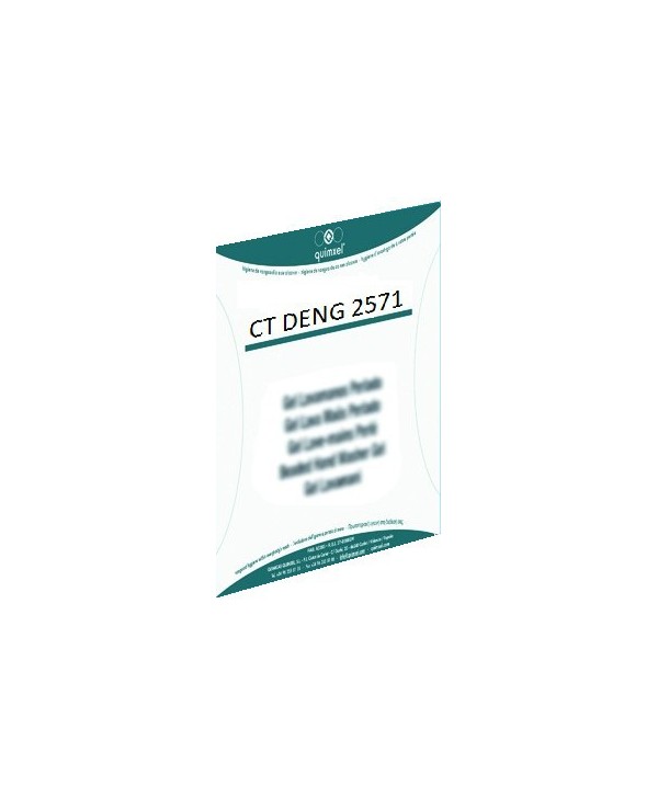 ETIQUETA CT DENG 2571 AL USO 20U