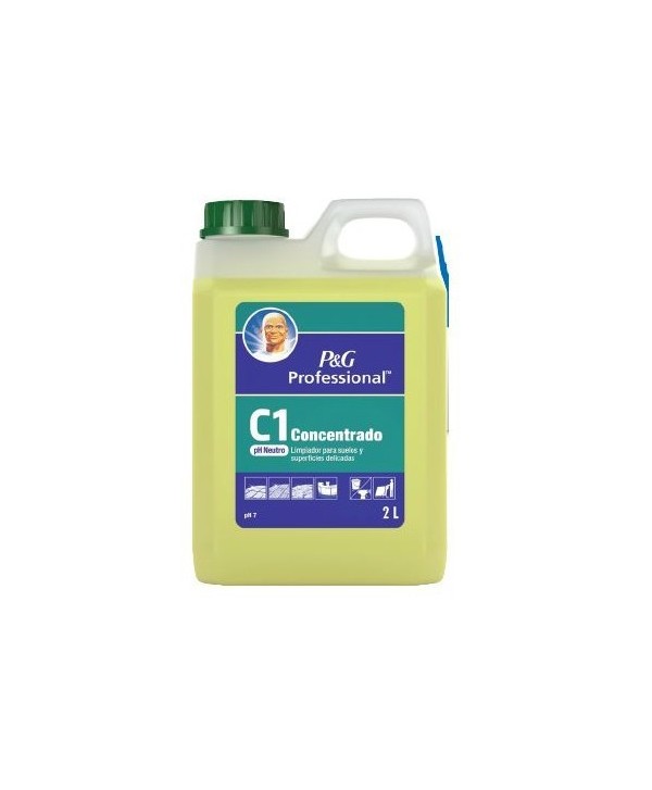 MR PROPER C1 CONCENTRADO PH NEUTRO SUELOS Y SUPERFICIES DELICADAS 2L