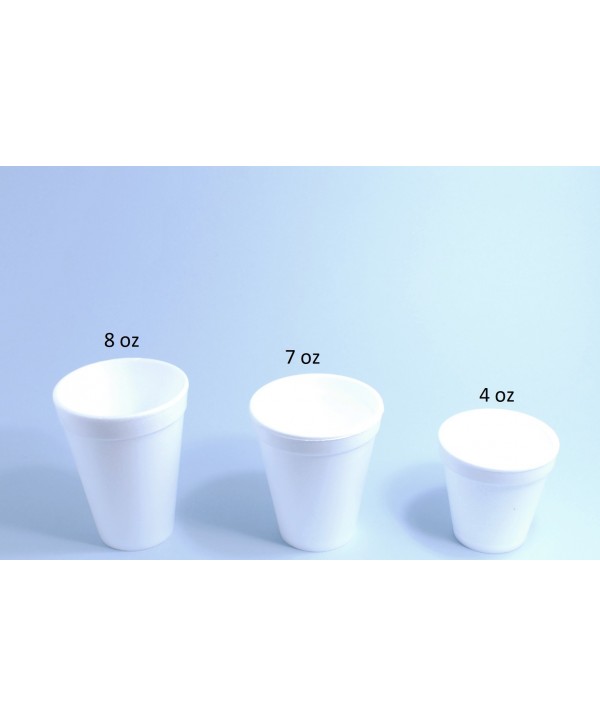 VASO POREX 7oz 200cl 20*50u