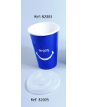 TAPA PARA VASO BEBIDA FRIA CON CRUZ 16oz 20*50u 1u