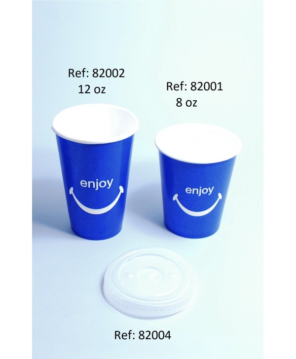 VASO CARTON BEBIDA FRIA 8oz 240cc 20*50u